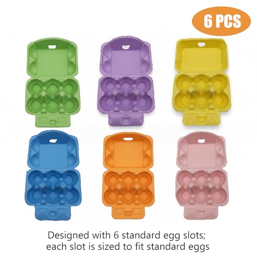 Caja para huevos ecológica que protege tus alimentos de media docena a granel 7