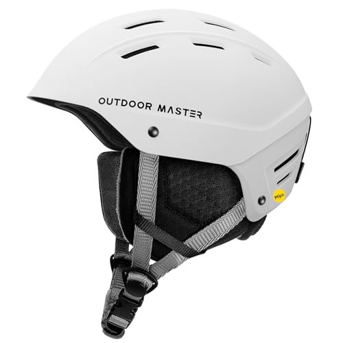 OutdoorMaster MIPS Ski Helmet - Kelvin II MIPS Snow Sport Helmet Snowboard Helmet for Men Women & Youth by OutdoorMaster - Used condition - US$26.29