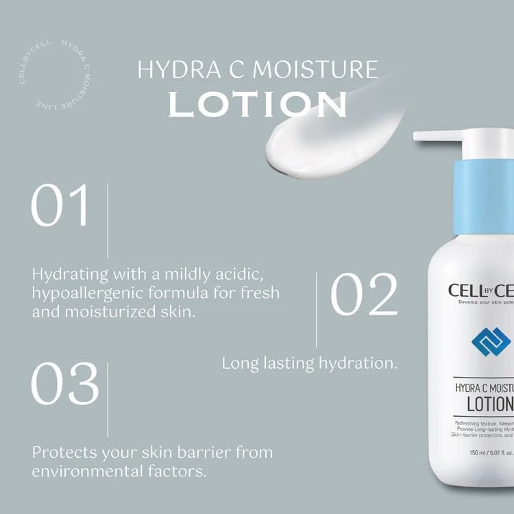 Hydra C Moisture Lotion | Lightweight Hydrating Lotion To Effectively Refresh & Moisturizes the Skin | 150ml - Image 2