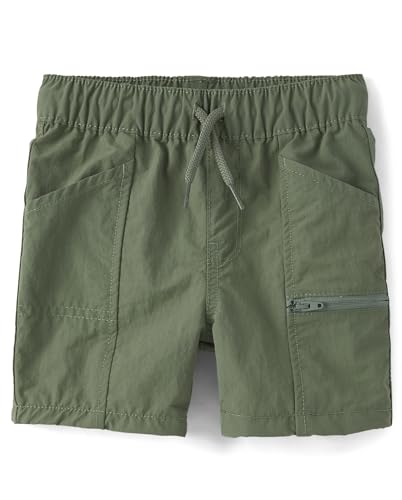 Image of The Children's Place Baby Boys' and Toddler Quick Dry Pull on Cargo Shorts 3 inch