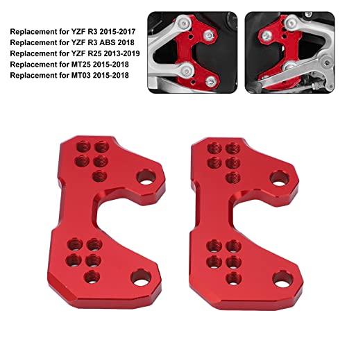 Commandes reculées moto en alu anodisé CNC Raguso de haute résistance