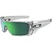 Oakley Mens Batwolf Sunglasses, Polished Clear/Jade Iridium, One Size