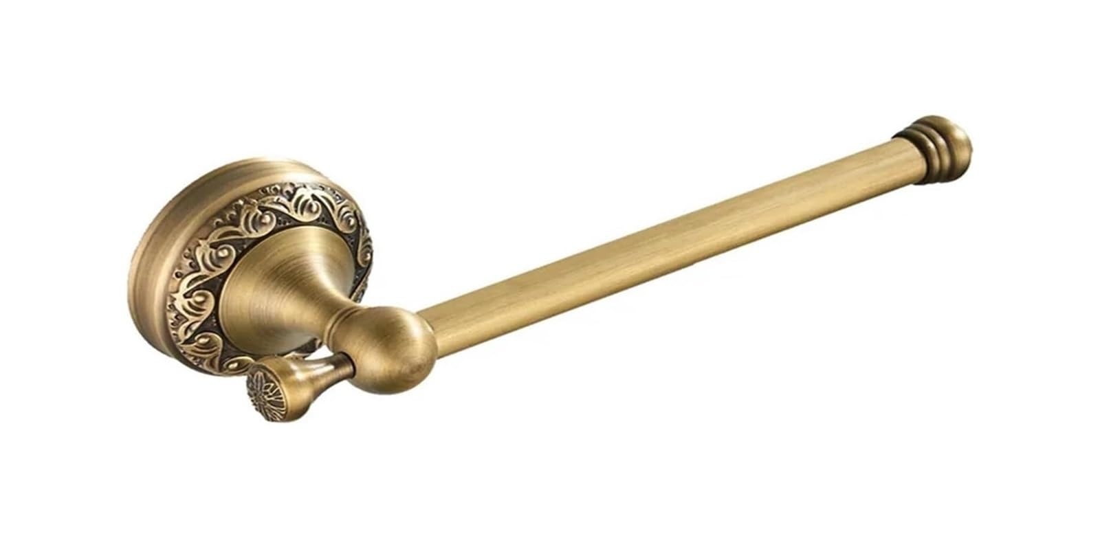 Toilet Roll Holder Wall Mounted, Brushed Brass/Copper Toilet Paper & Towel Holder Wall Mounted
