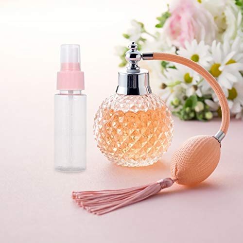 Exceart 6 frascos de spray vazios de plástico pequeno recarregável frascos de pulverização de névoa