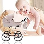 Friedrich Hugo PCS_NL-B2-2IN1-GB-R2 Natureline Uni, 2 in 1 Kombi Kinderwagen, Öko Nostalgie Kinderwagen, Catherine Creme, beige