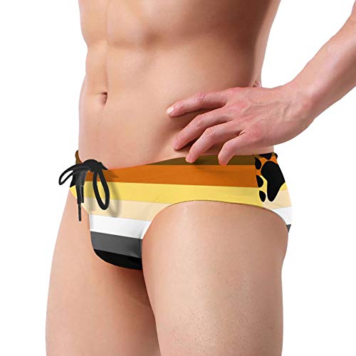 Bear Flag Gay Culture New Men's Swimming Trunks Swimming Diving Surfing4