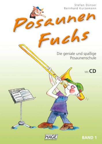 Posaunen Fuchs Band 1 und Spielbuch (EH3811, EH3810, 9783866260818, 9783866264021) + Poliertuch aus Mikrofaser (Starterset)