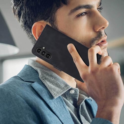 Moment Dextrad A15 5G WALLET CASE 2024 A15 5G Case Wallet,For Samsung A15 5G Case,Card Holder Slots Wrist Strap Tpu Interior Protective A15 Phone Case,Stand Pu Leather Folio Flip Cases Cover thumb #3