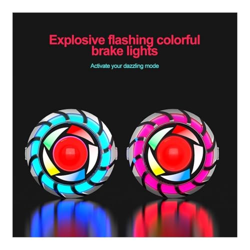 Feu arrière moto LED RGB universel avec clignotant intégré et feu de queue - 6