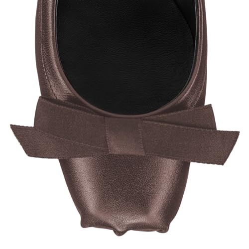 Tang'scuisins Women Elastic Slingback Bow Knot Sandals Closed Square Toe Ballerina Pumps Chunky Block Low Heels Club Prom Party Dressy Cute Shoes Size 4-16 US4