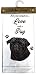 E&S Pets 700-32 Pug, black Kitchen Towels, Off-white
