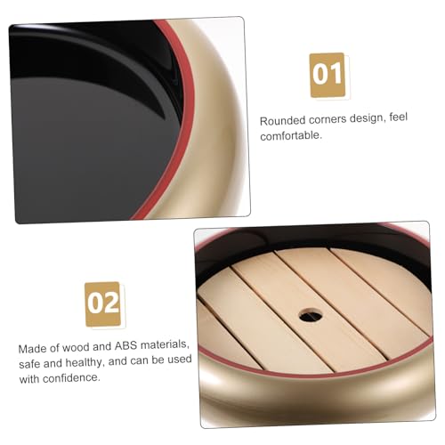 Plato Sushi japonés con tabla de madera 2 piezas miniatura 5