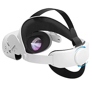 SUPERUS verstelbare hoofdband Compatibel met Oculus Quest 2, vervanging voor Quest 2 Elite-band, gezichtsdruk…
