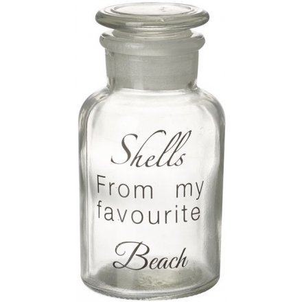 Heaven SendsShells from my favourite Beach, Small storage jar