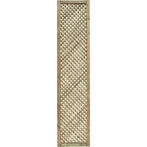 Forest Style Treillis- 40 cm x 180 cm - epaisseur 3cm - Bois traité Classe 3 - Clematite