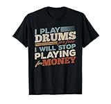 Funny Drummer Drum Playing Musician