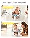 Baby Bath Seat for Babies 6 Months & Up, Bath Seats for Babies Sitting Up, 3 Baby Bath Toys, Open Design, Non-Slip, Compact Toddler Bath Seat.