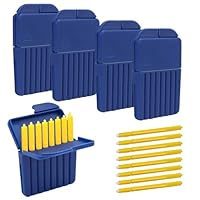 Erzekrim Hörgerätefilter Cerumenfilter, 5er Set 40 Stück, Extrem starker Schutz inkl, für Widex, Phonak, Resound (Dunkelblau)