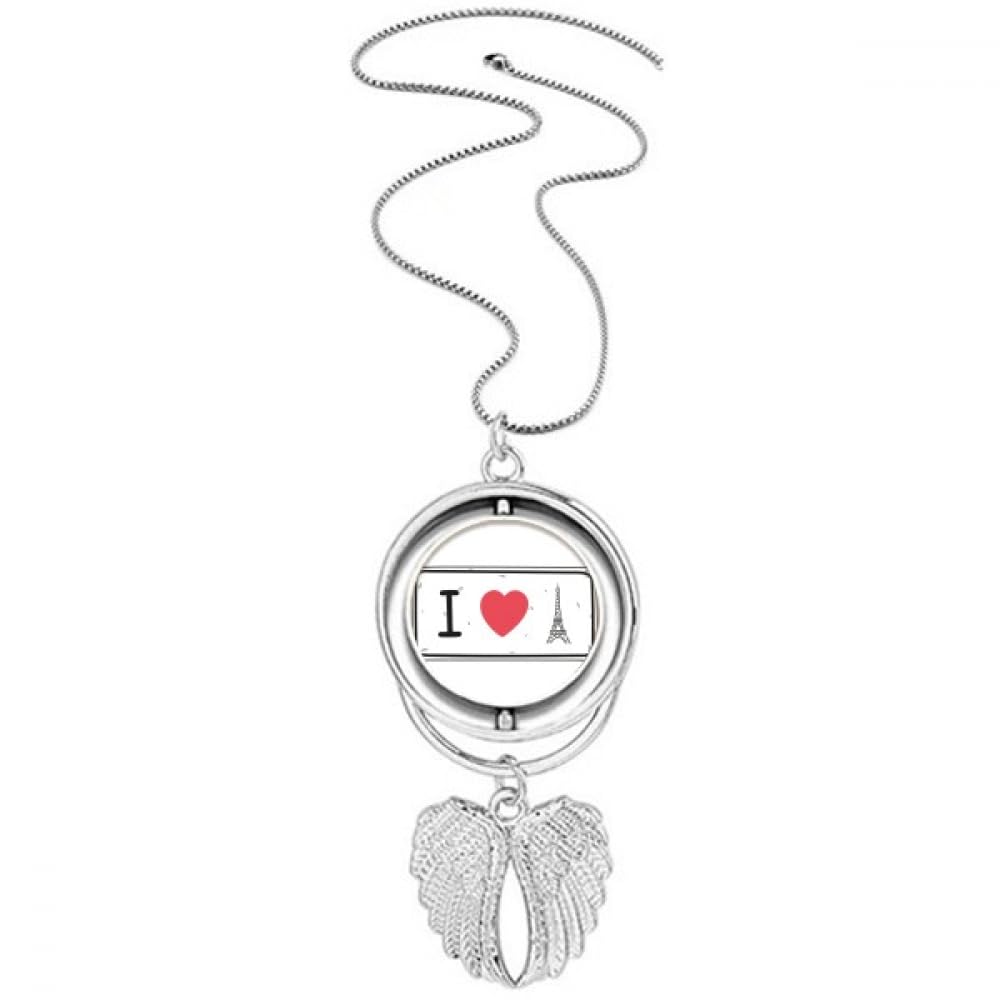 Collier ailes d'ange I Love Eiffel pour sublimer vos tenues d'été - 4