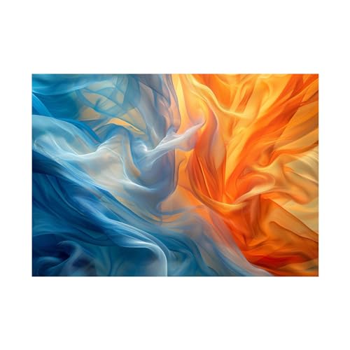 Peinture abstraite couleur pour décoration murale de salon et bureau 80x120