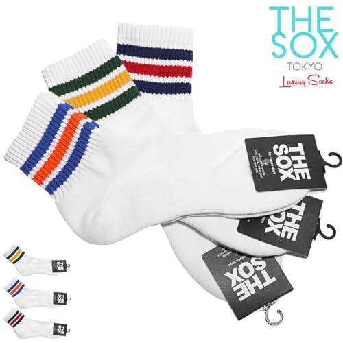 LUXSTYLE メンズショート丈スケーターソックス aa-3021