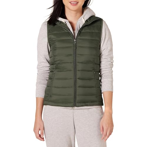 Amazon Essentials Women's Lightweight Water-Resistant Packable Pu...