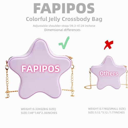 Image of Women's Mini Star Tote Bag, Women's Cute PU Leather Hobo Bag Chic Star Crossbody