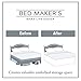 Bed Maker’s Never Lift Your Mattress Microfiber Wrap-Around Bed Skirt, Gathered Ruffled Style, Classic 14 Inch Drop Length, King, White