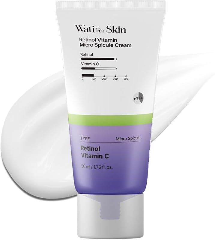 Creme facial com retinol e vitamina C Wati For Skin, 50 mL