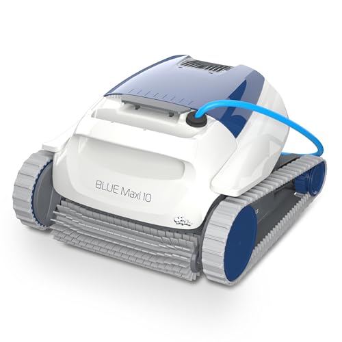 Dolphin Blue Maxi 10 Robot limpiafondos automático para Piscinas enterradas de 8m - Limpieza de Fondo y Paredes - Ahorro de energía