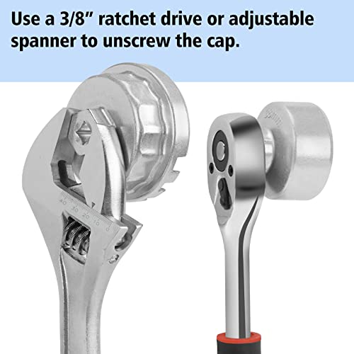 Mofeez Oil Filter Cap Wrench Metric 10-Piece Socket Set Tool Kit 24Mm To 65Mm For Bmw, Mercedes, Vw Paper Toyota 1.8L 2.5L 5.7L Engine #TOP3