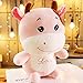 LDBJY Mignon Vache poupée Ragdoll Peluche Vache Vache poupée Oreiller Cadeau pour Enfants 35 cm Rose
