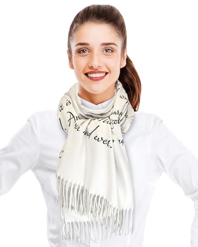 CBC Crown Large Women's Christian Religious Theme Bible Verse Inspirational Scarf For Women Shawl 28"x78"3