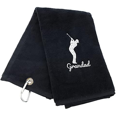 Personalised Golf Towel for Grandad Cover