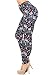 Creamy Soft Premium Women's Leggings Sugar Skull Kitty Cats Regular Size, High Rise, Stretchy & Comfortable Fit - by USA Fashion™