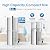 [Silver Ions] Waterdrop 2.25G Gravity-fed Water Filter System, with 2 Black Carbon Filters and Metal Spigot?NSF/ANSI 42&372 Standard, Chlorine Reduction, for Home, Camping, Emergencies