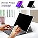 Peslv Magnetic Privacy Screen for Surface Go 4/3/2/1 10.5 Inch, Removable Anti Blue Light Glare Filter, Black Security Private Apy Block Protector
