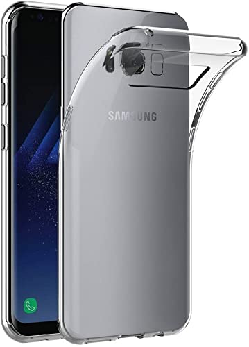 CAPTOR Coque transparente pour Samsung Galaxy S8, Coque en silicone souple et souple, protection de haute qualité...