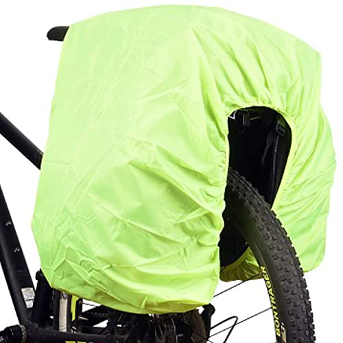 JSHAHA Funda Impermeable para portaequipajes de Bicicleta, Negro 80L Verde