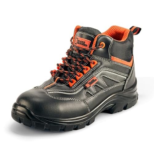 Arbeitsschuhe Sicherheitsschuhe Schuhe Stahlkappe URGENT 232 S1 Orange Dunkelblau TOP NEUHEIT ! (44 EU) 6 BLACK HAMMER Sicherheitsstiefel Herren S3 SRC Sicherheit Stiefel Verbundstoff Kappe Und Kevlar Zwischensohle Atmungsaktiv Leicht Arbeitsschuhe Metallfrei Knöchelhoch Wanderschuhe 8852 (43 EU)