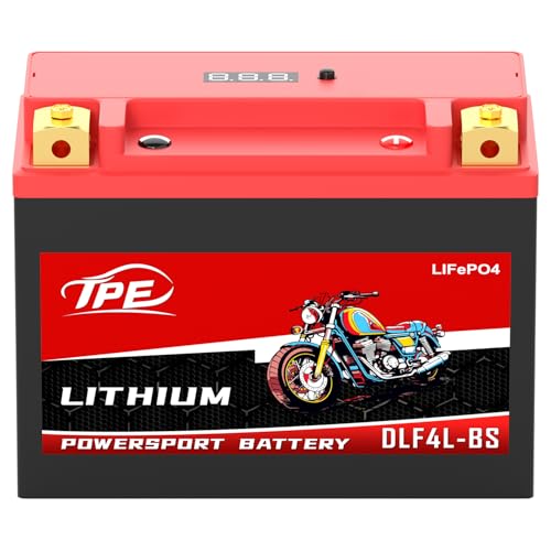 Image of TPE Lithium Motorcycle Battery YTX4L-BS 12V 3Ah Rechargeable Powersport Start Stop LiFePO for ATV and Scooter