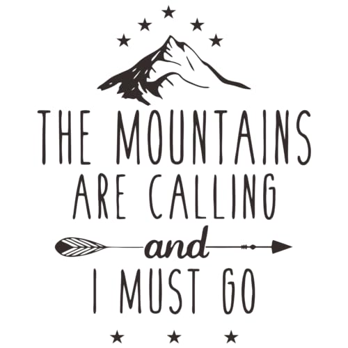 Vinilo decorativo con diseño "The Mountains Are Calling" miniatura 2