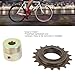 PerGar 18t Single Speed Freewheel, 18t Threaded BicycleFreewheel, with 13mm Connector Single Speed Freewheel, Cycling Replacement Accessory
