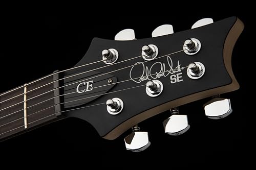 PRS Guitars 6 String SE CE 24 Electric Guitar, Blood Orange with Gigbag, Right, (112888::BR:) - Thumbnail 6