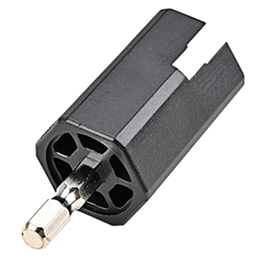 WESIEVYA Cabezal De Encordador De Guitarra Eléctrica Negro Herramienta De Luthier Para Enrollar Cuerdas...