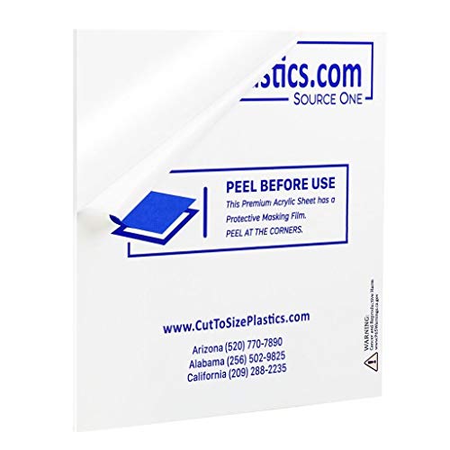 Image of Source One LLC 1 Inch Thick Acrylic Plexiglass Sheet (24 x 36, Clear)