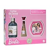 Corine de Farme Barbie Kinder – Eau de Toilette 30 ml blumig & fruchtig + Schaumgel 3-in-1, Haar & Bad – natürliche Inhaltsstoffe