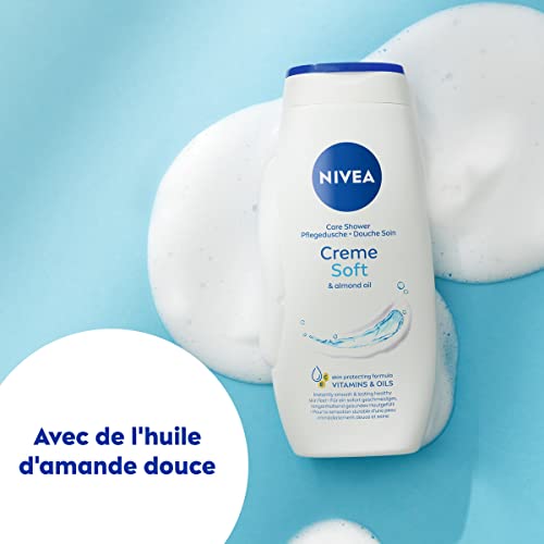 Crème de douche NIVEA gel douche hydratant soin microbiome et vitamines C E - 5