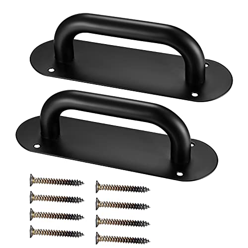 Il pacchetto include: Riceverai 2 maniglie per porta dell'armadio nere con viti di montaggio, la dimensione è di 20 x 6,5 cm/7,87 x 2,55 pollici, l'altezza della maniglia push-pull è di 5,6 cm/2,2 pollici, adatto per l'uso interno ed esterno.