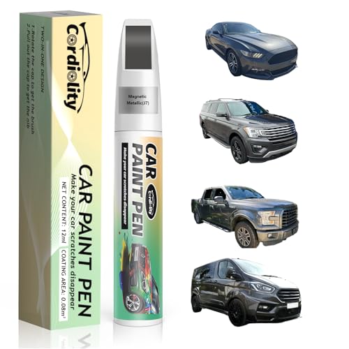 Image of Car Touch Up Paint Magnetic Metallic(J7) for Ford, Color Accurate Car Scratch Repair Remover Pen Fix Auto Paint Chips and Nicks